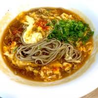 卵あんかけ蕎麦