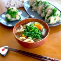 菜の花のけんちん汁