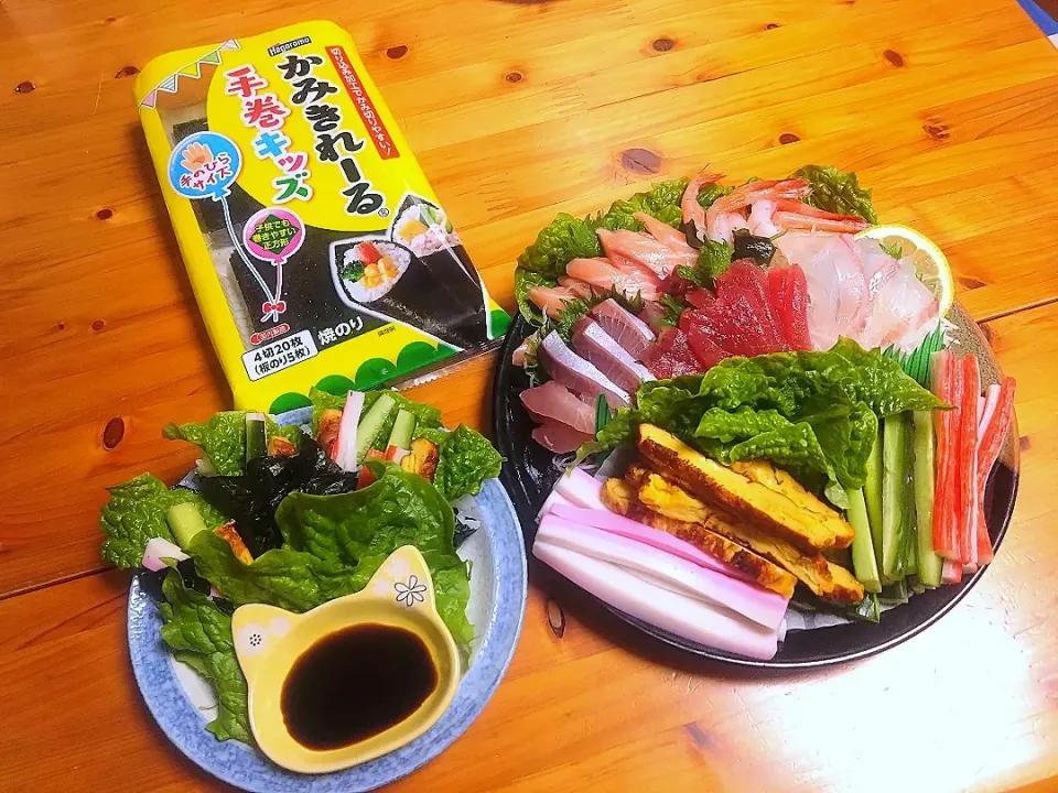 今日は手巻き寿司パーティ！！|なおさん