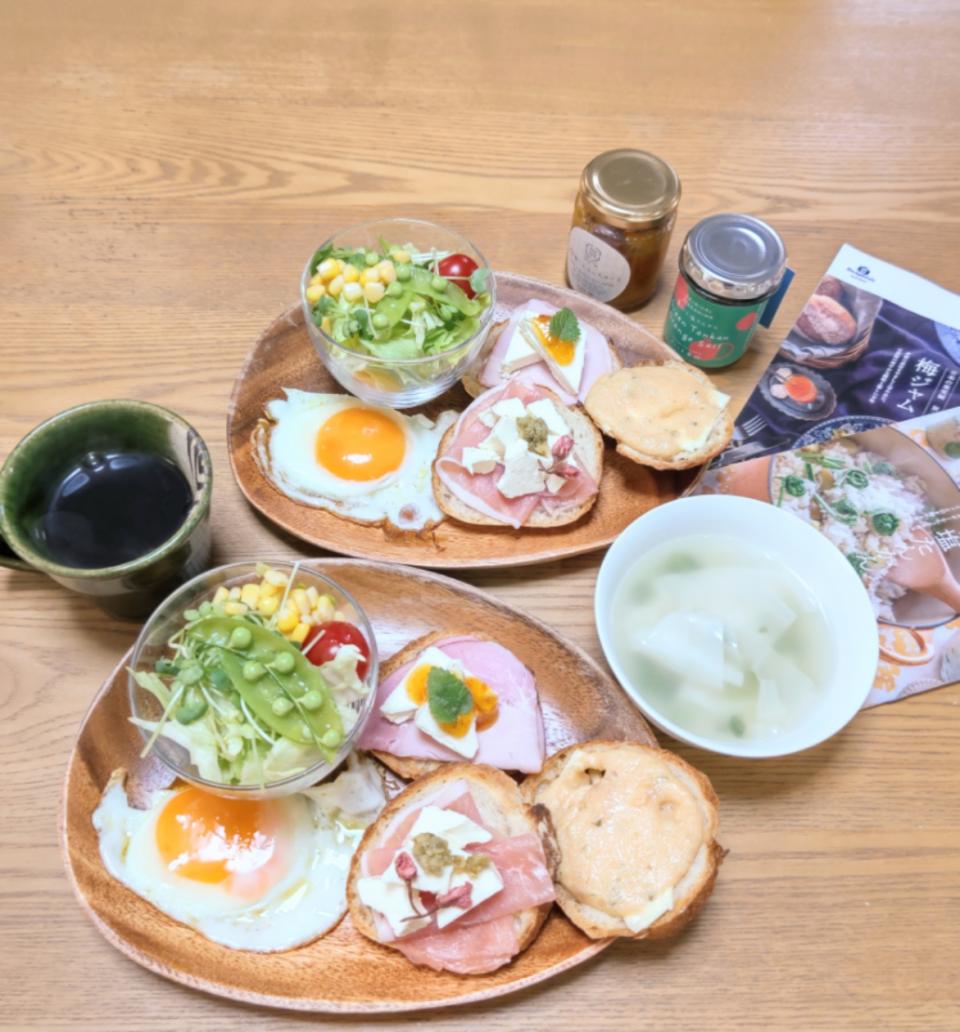 『青切り塩たんかんで朝ごはん』