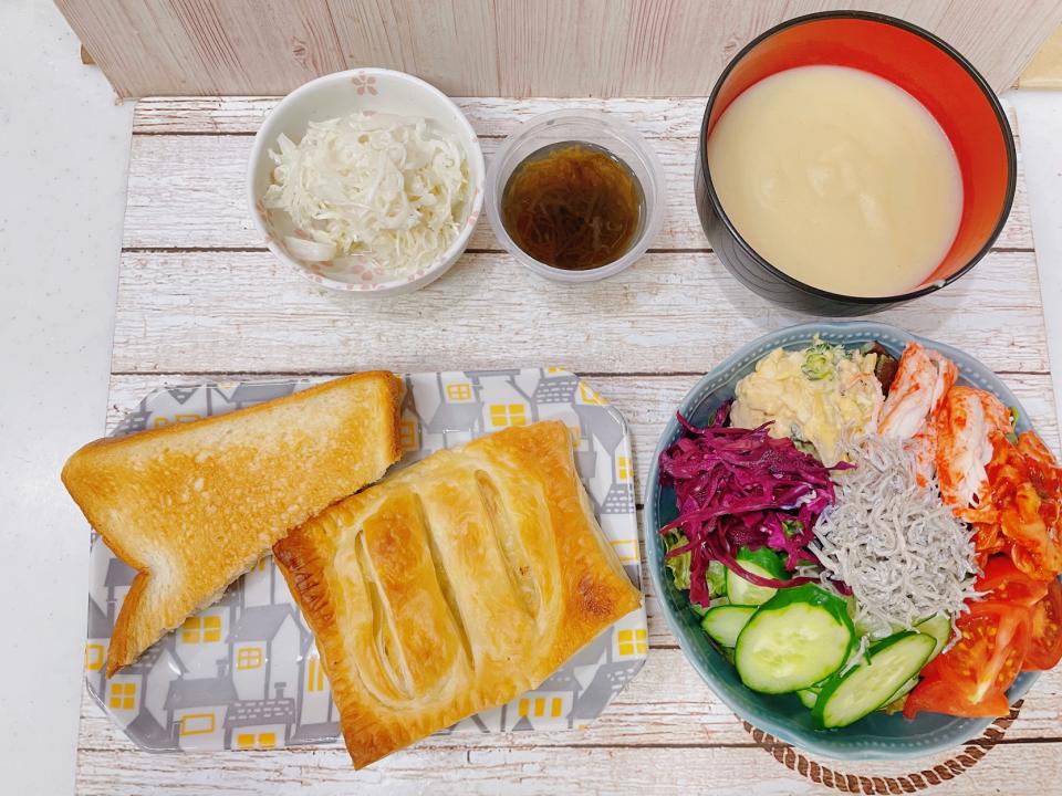 長女が作ったグラタンパイ