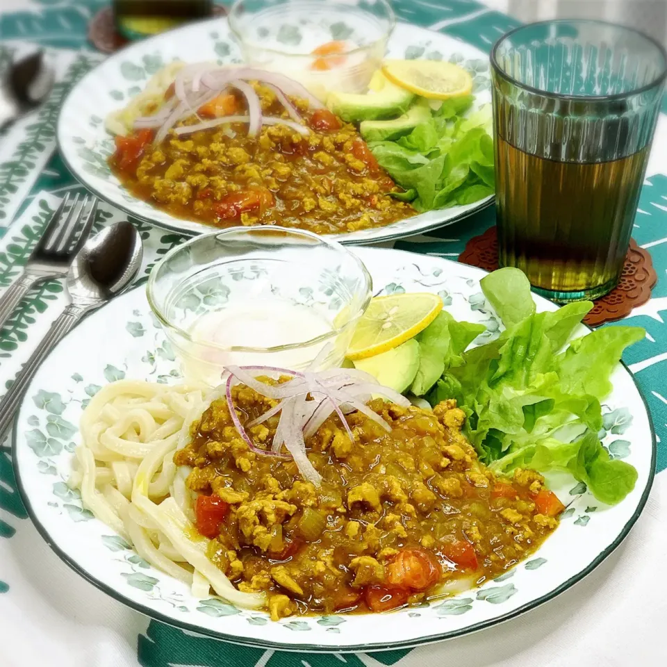 冷えても固まらない【冷やしカレーうどん】|アスママさん