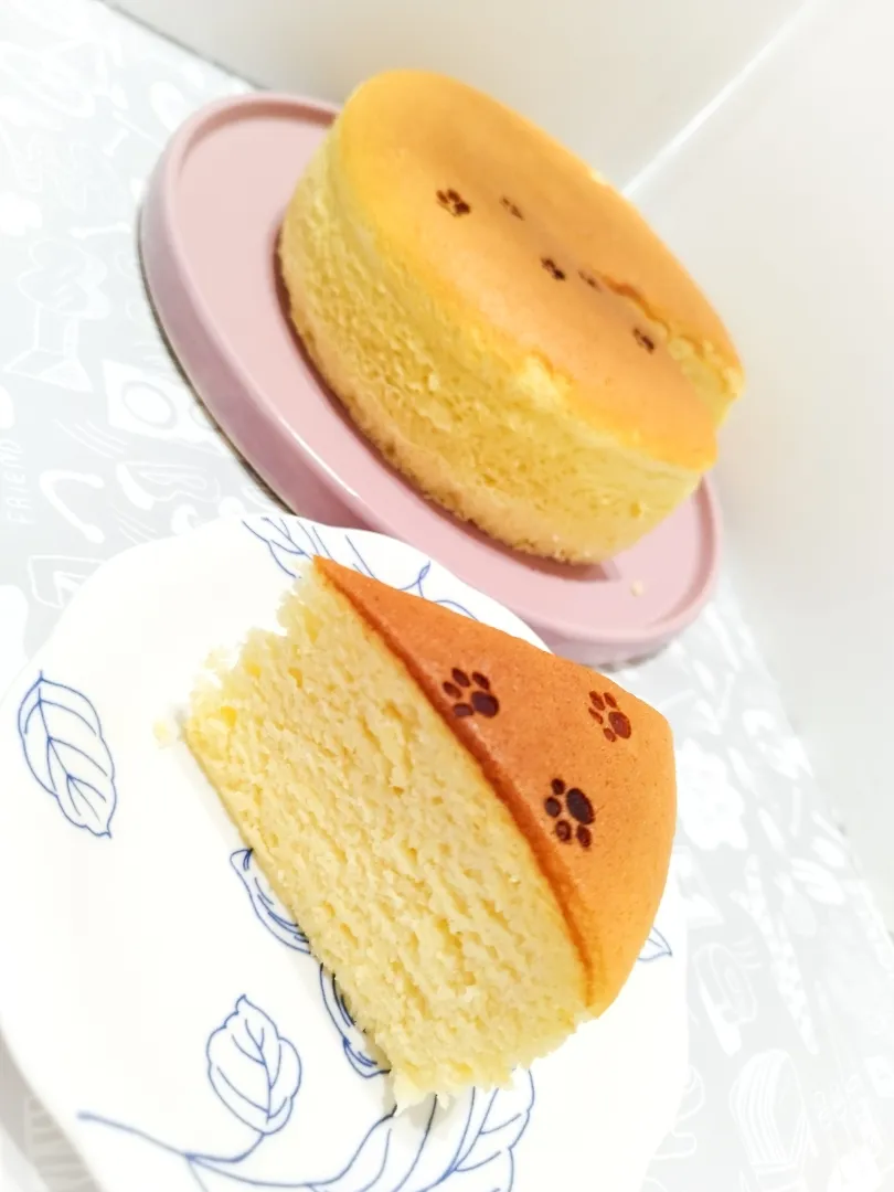 Snapdishの料理写真:プロセスチーズのスフレチーズケーキ|Kutanmam.さん