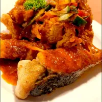 sea bass nyonya sauce|Chenさん