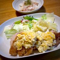 時短タルタルのチキン南蛮と、かぶのやみつき合え