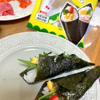 今日は手巻き寿司よねー❤️👌
