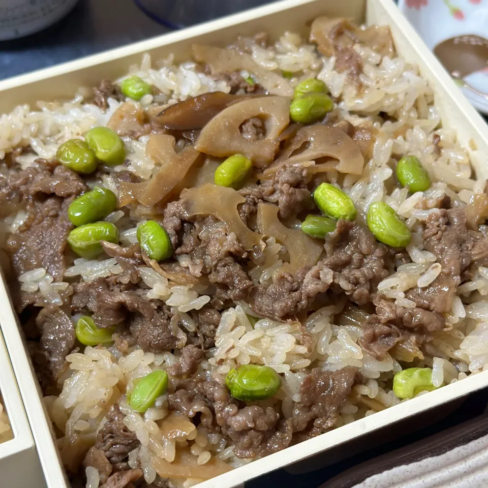 牛肉のしぐれ煮ご飯|いくさん