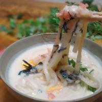 明太子チーズ豆乳クリームうどん