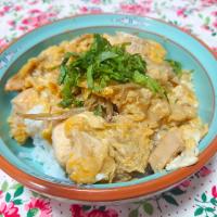 親子丼・ごぼう入り✨
