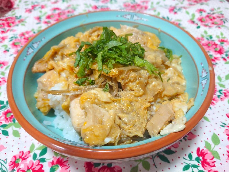 親子丼・ごぼう入り✨