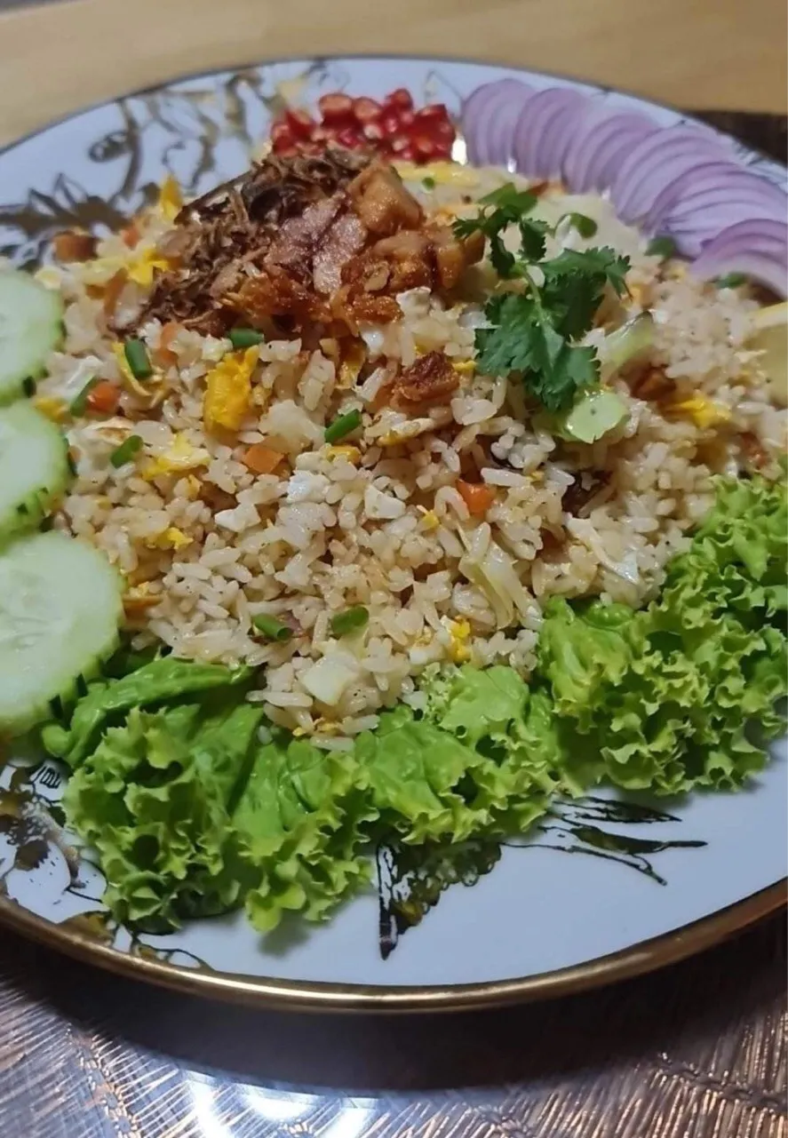 Thai salted fish fried rice.|Popさん