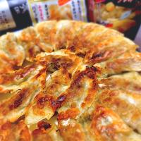 ストロングガーリックで餃子🥟