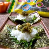 かみきれーる♪手巻キッズ♪ふきのとう味噌で手巻き寿司