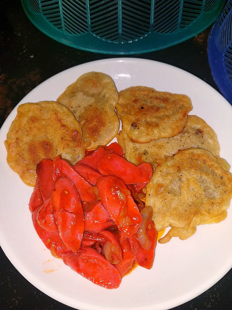 Fry dumplings and sausage|Trudyleeさん