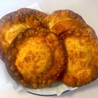 豆腐餃子のパリパリ揚げ🥟