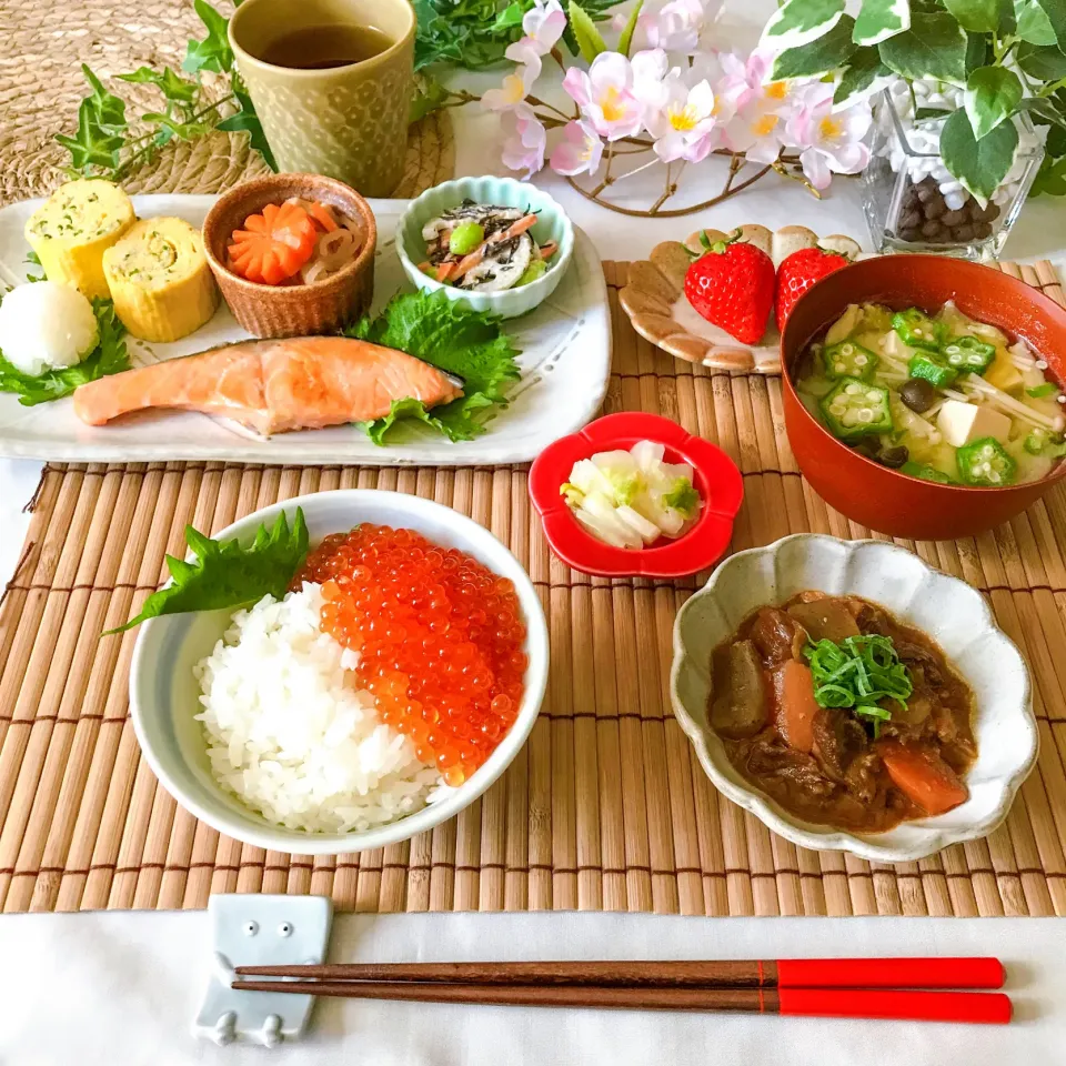 いくらご飯定食|ハマーさん