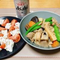 筑前煮
水切りヨーグルトとトマトのサラダ🍅