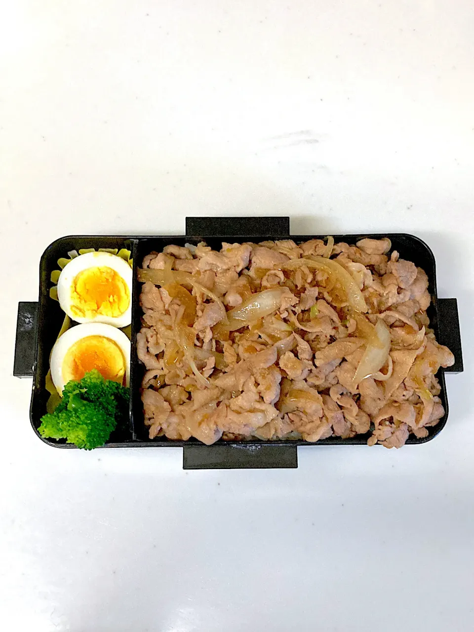 高校生になった次男くんへ　生姜焼き丼弁当|晴れ時々弁当さん