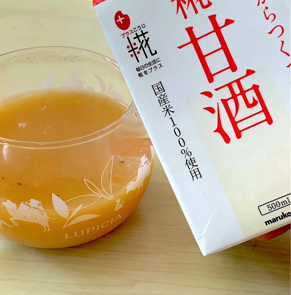 Snapdishの料理写真:甘酒紅茶🎶|このみんさん