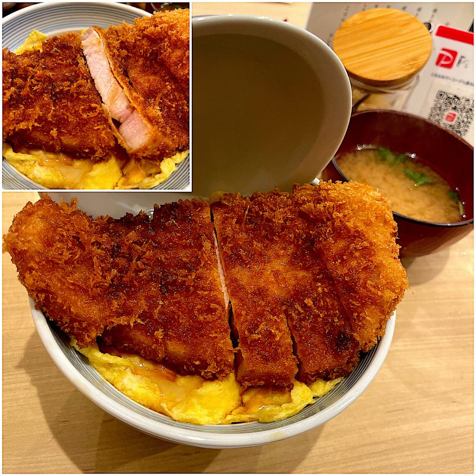 焼きカツ丼(並)@丸七(月島)
