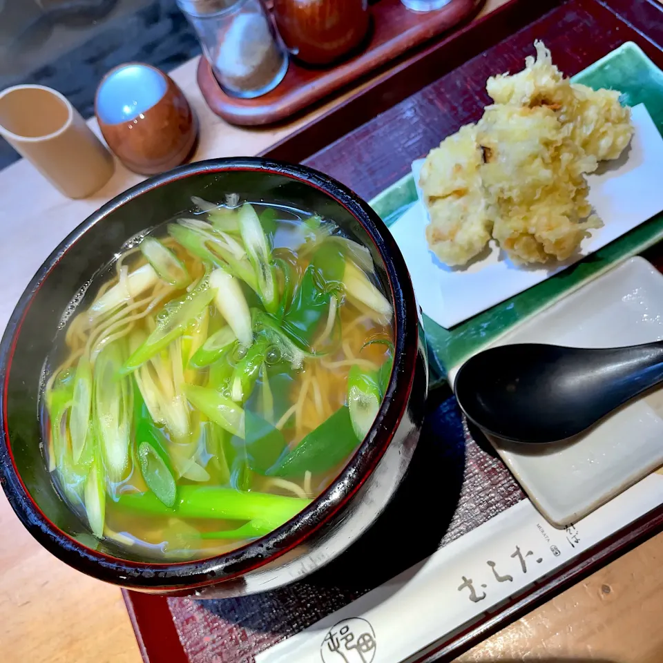 Snapdishの料理写真:牡蠣天蕎麦|T. Wonderさん