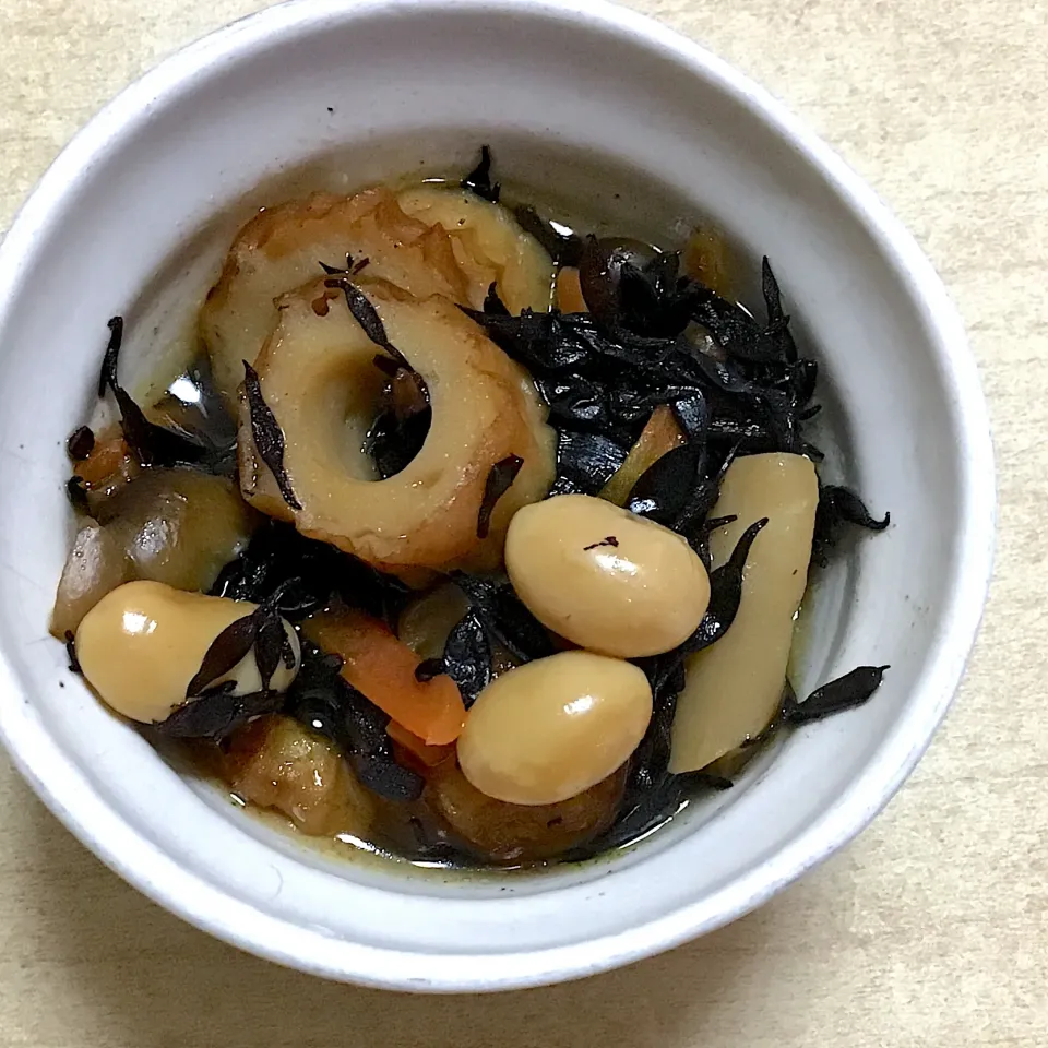 ひじきと大豆の煮物|春の日さん