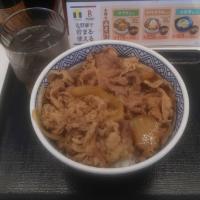 吉野家の牛丼・並(昼飯)