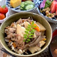 筍の炊き込みご飯🌸