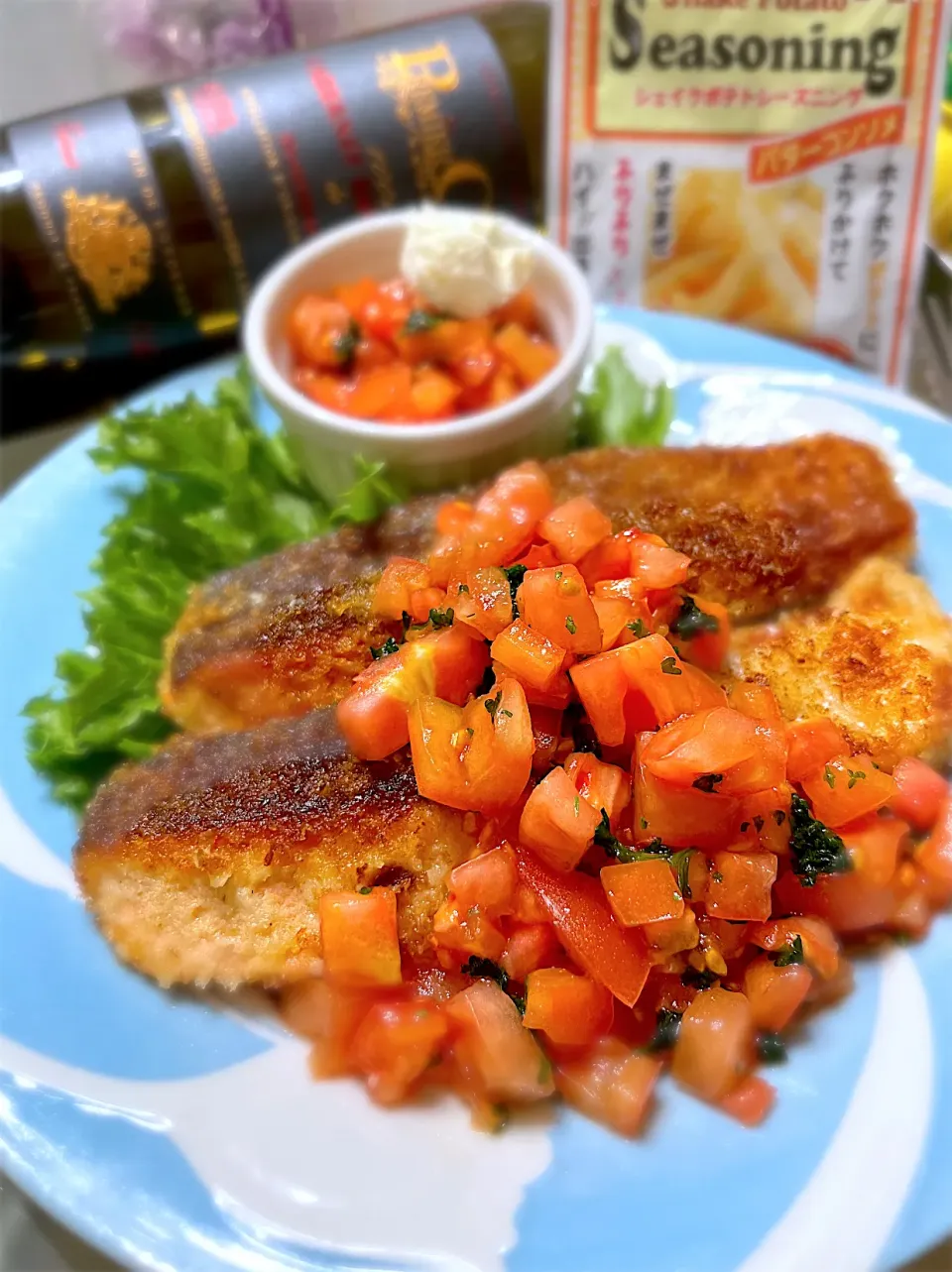 バターコンソメでサーモンムニエル🐟♡|Catherineさん