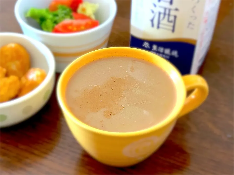 朝ごはんに。甘酒カフェオレ|kozkozさん