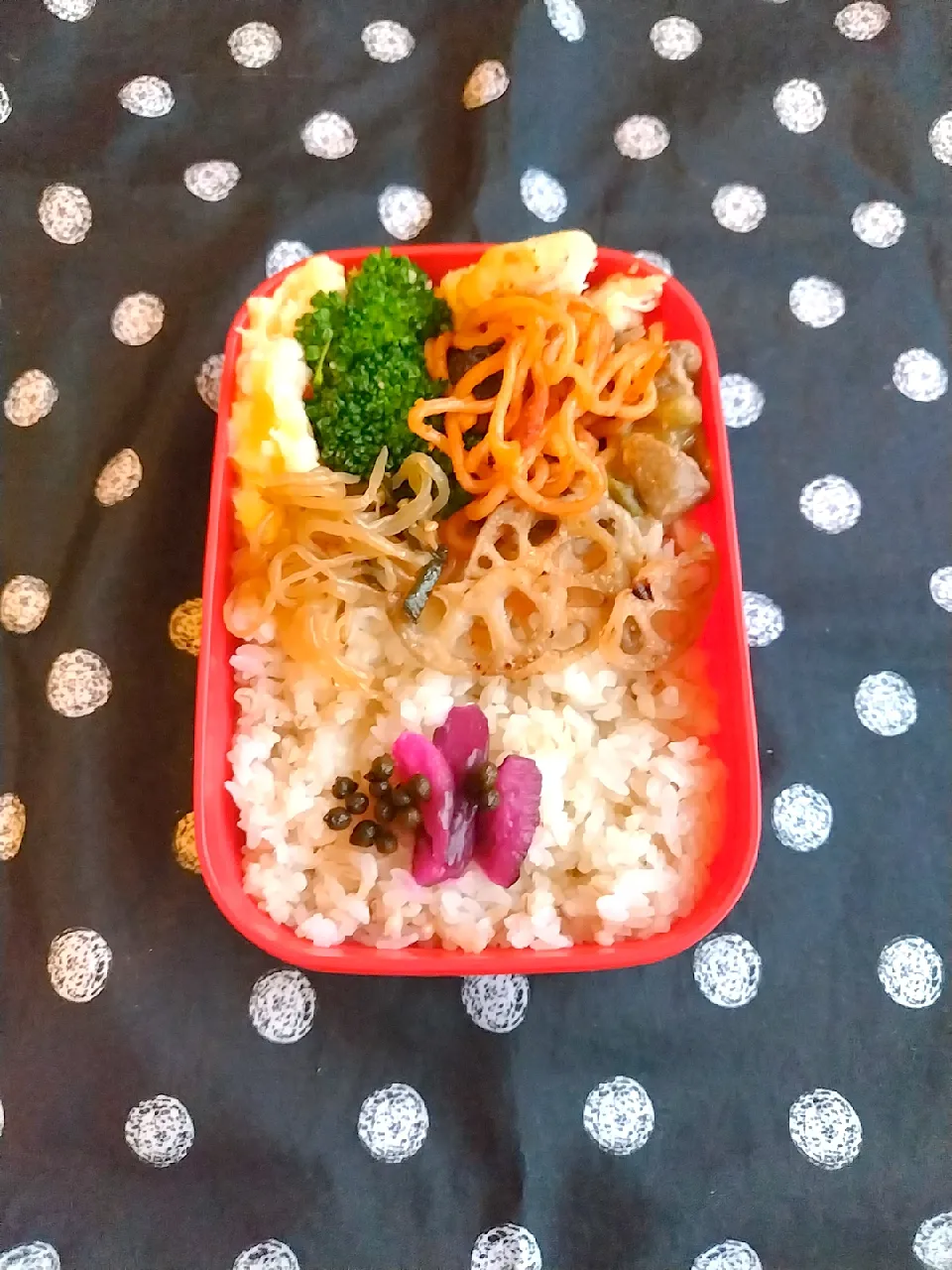 Snapdishの料理写真:わたしの残り物弁当🎵　2023.3.23|mayumiさん