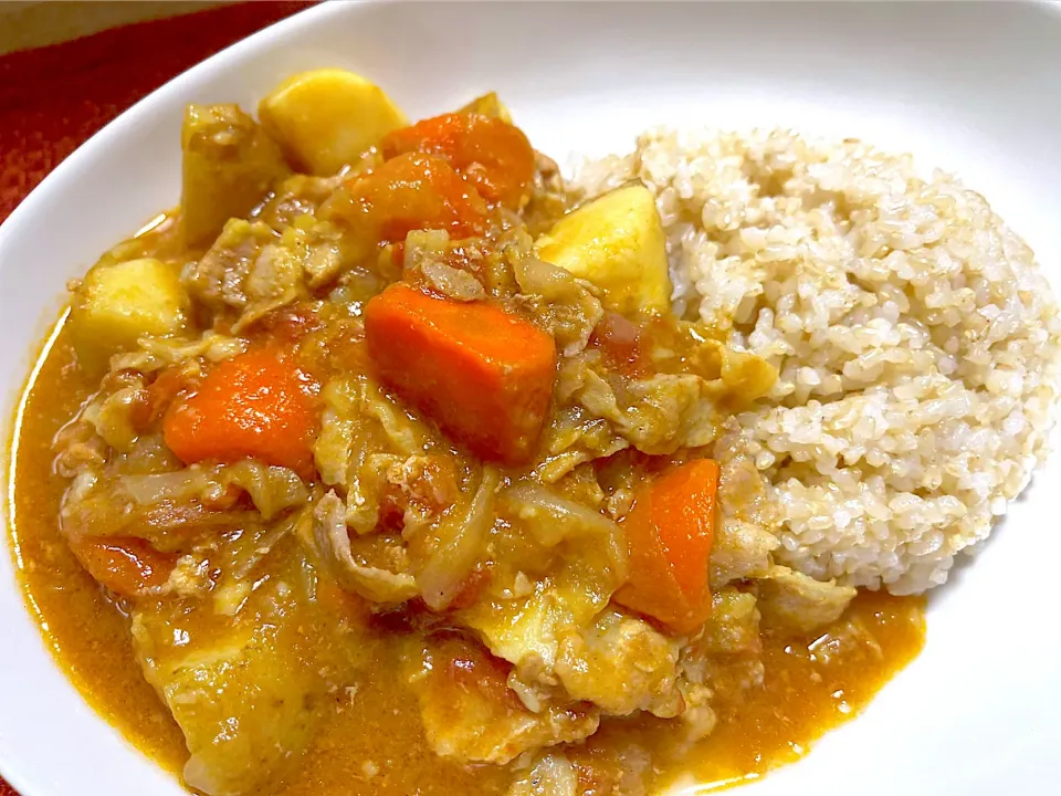 わかめ出汁でカレー🍛|1614さん