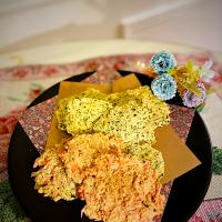 レンチン❣️豆腐チップス　　　　　　　　　　(のり塩&ゴマ海老🦐)