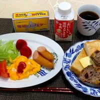 Snapdishの料理写真:今日の朝GOパン🍞🥖🥛🧈|ｋｚｓｙｋさん