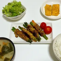 晩ご飯🍴肉巻き|🍑あゆみ🍑さん