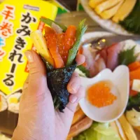 Snapdishの料理写真:祝 侍ジャパン世界一🇯🇵手巻き寿司パーティー|az.さん