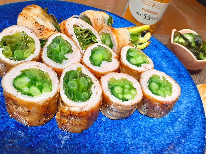 ネギ豚巻き🐽