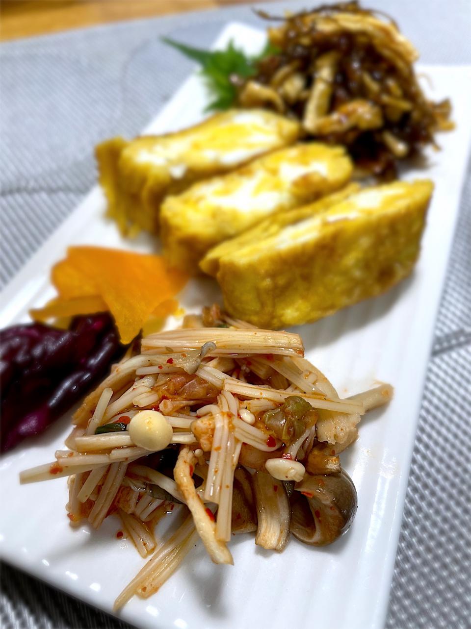 morimi32さんの料理 名残りキムチ×レンチン酒蒸しきのこ