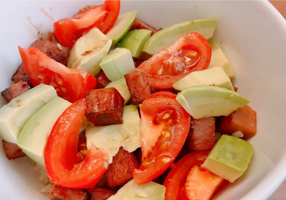 アボカドスパム丼|Fo0さん