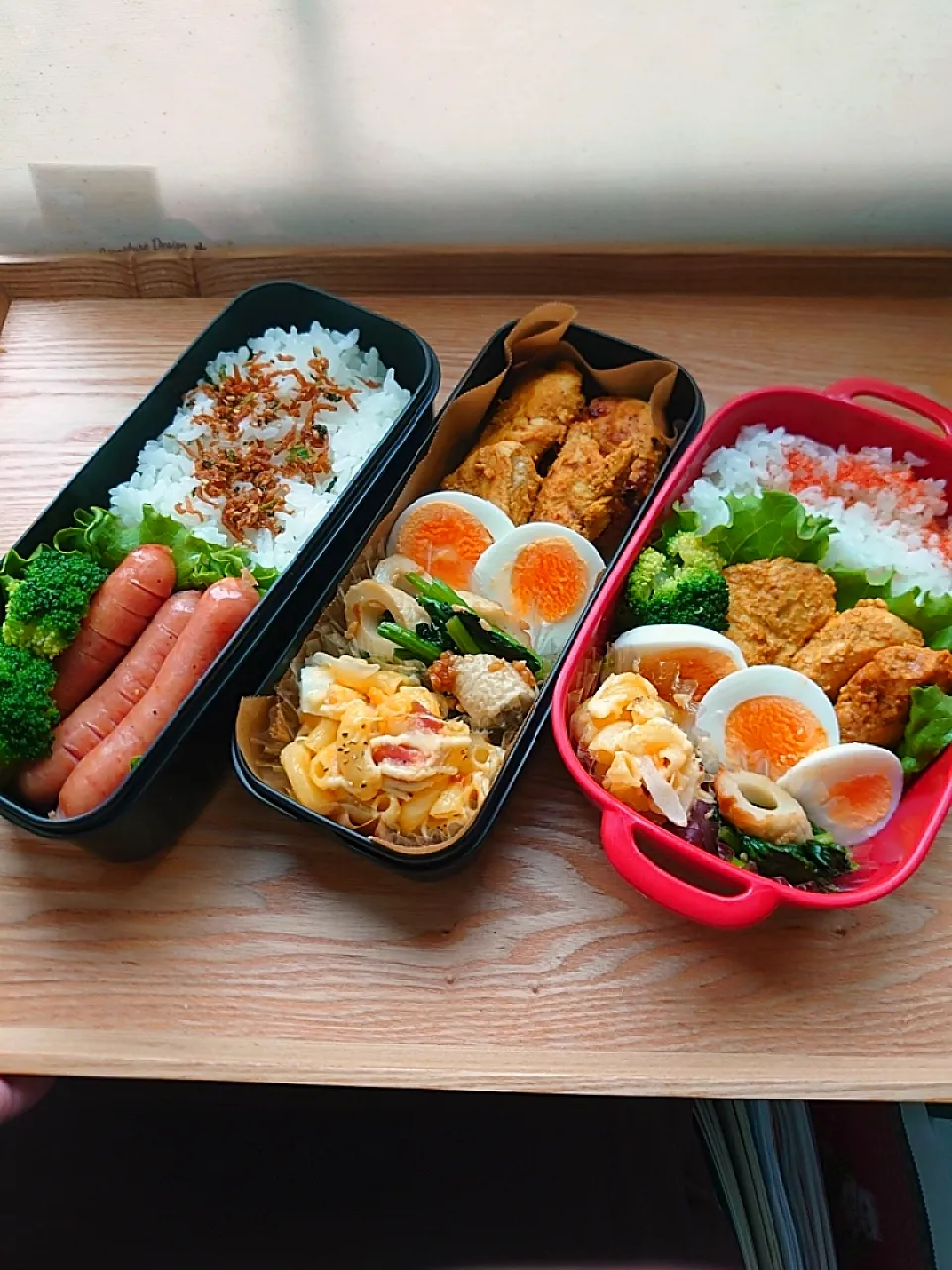 夫と娘のお弁当|みわさん