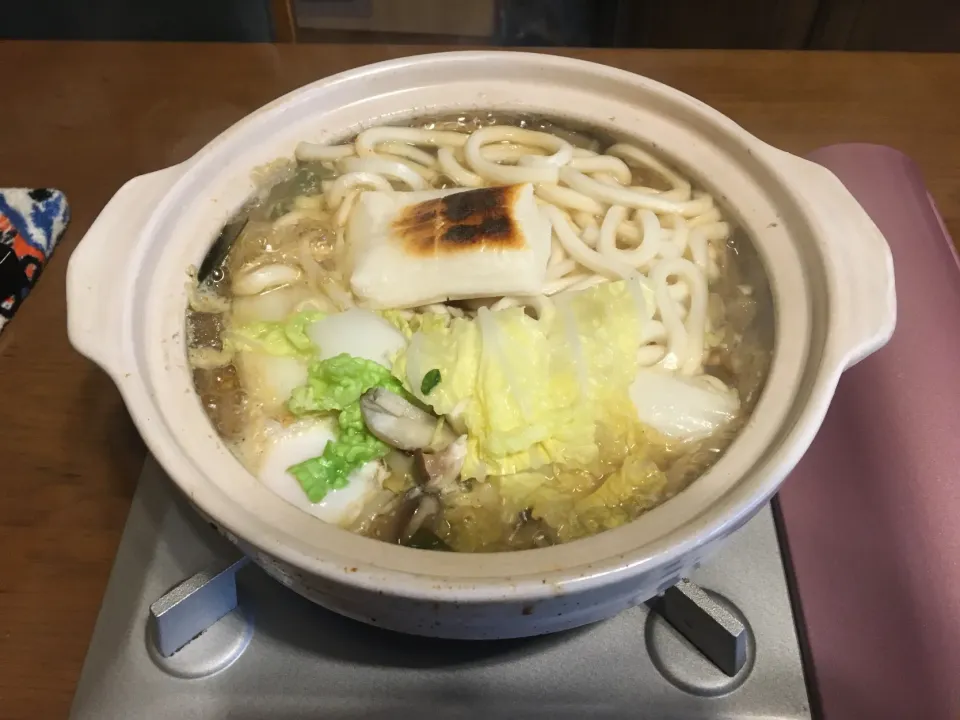 鍋焼きうどん(昼飯)|enarinさん