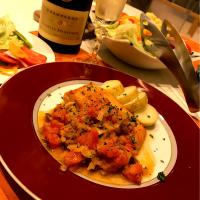 サーモンムニエル・プロバンサル➰🥂😋