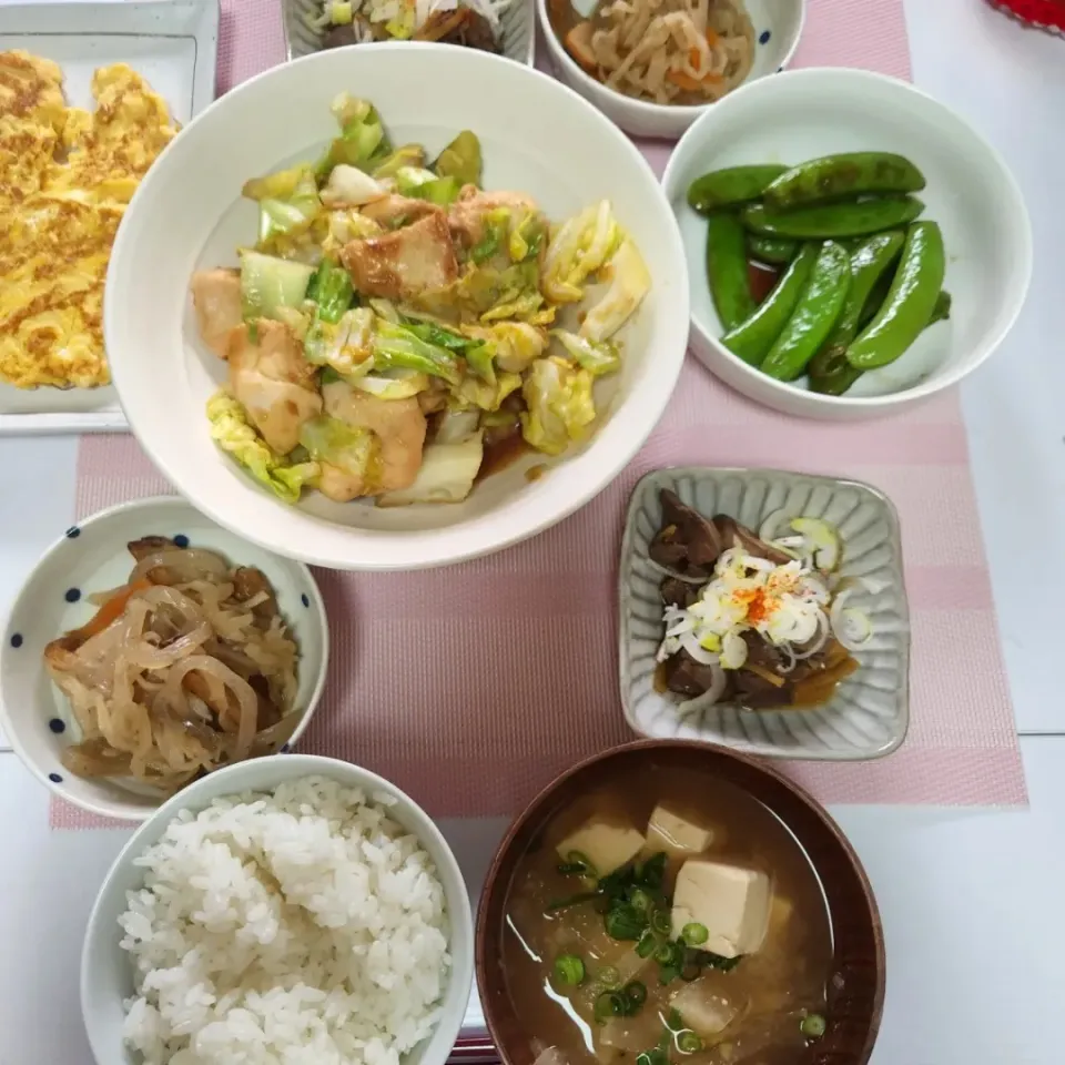 岐阜の郷土料理の鶏ちゃん、な夕飯。|sora🍀さん