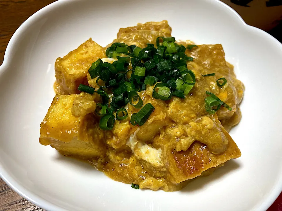 カレー風味厚揚げあんかけ|はっちぃさん