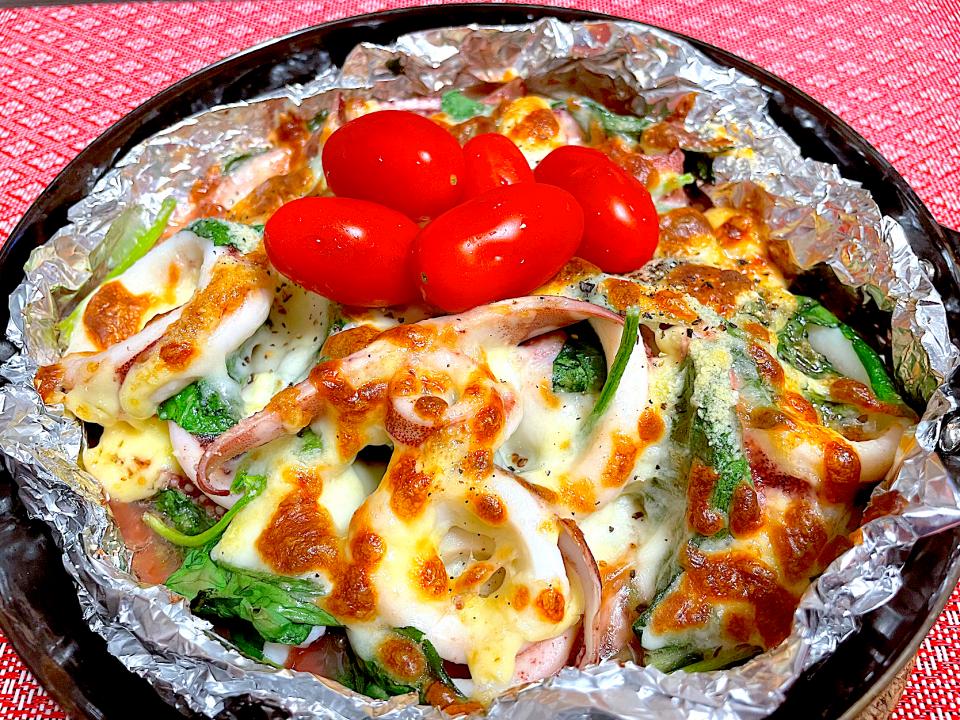 するめいかマヨチーズ焼き