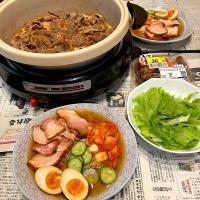 韓国冷麺とプルコギ😋