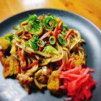 五島のうどん使った　焼きうどん♡