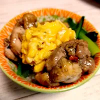 Snapdishの料理写真:ガリバタチキン丼|ぷちょさん