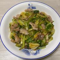 セリ豚炒め