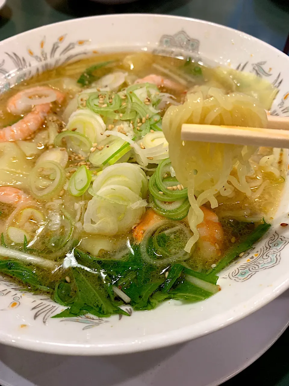 海老塩ワンタン麺@おおぎや・上田店|らーめん好き！さん